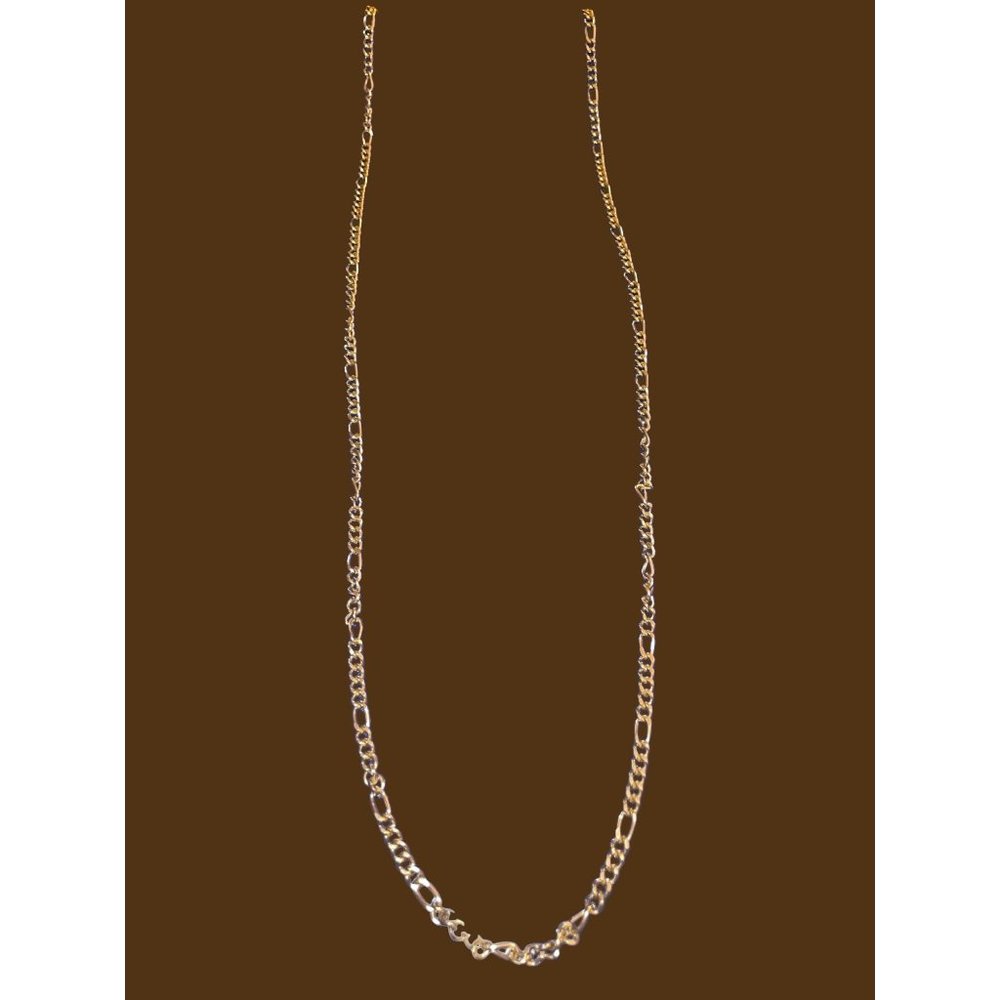 White House Black Market Necklace Chain Silver tone Adjustable 44" NWT